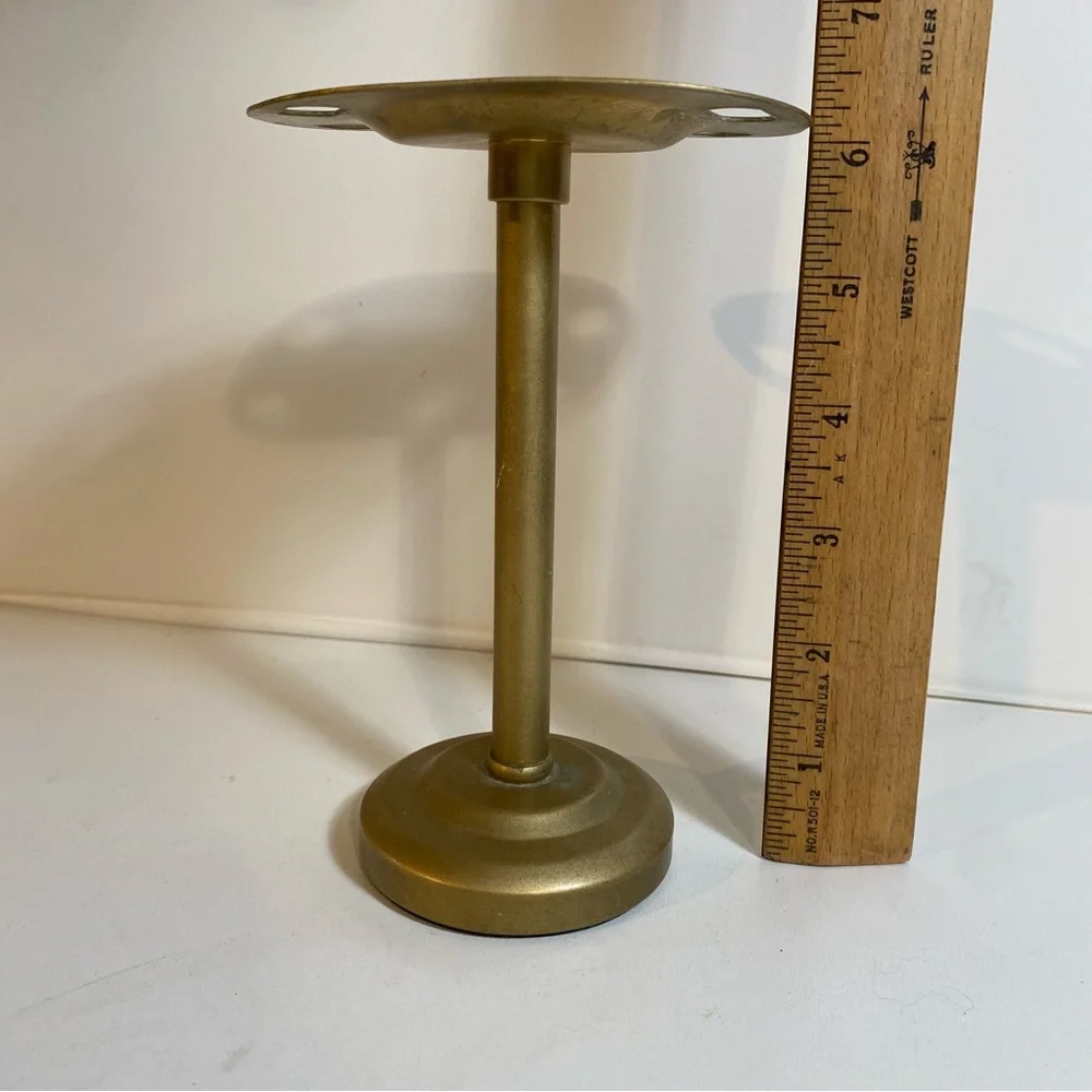 Vintage Brass Matt Finish Free Standing Toothbrush/Brush Holder